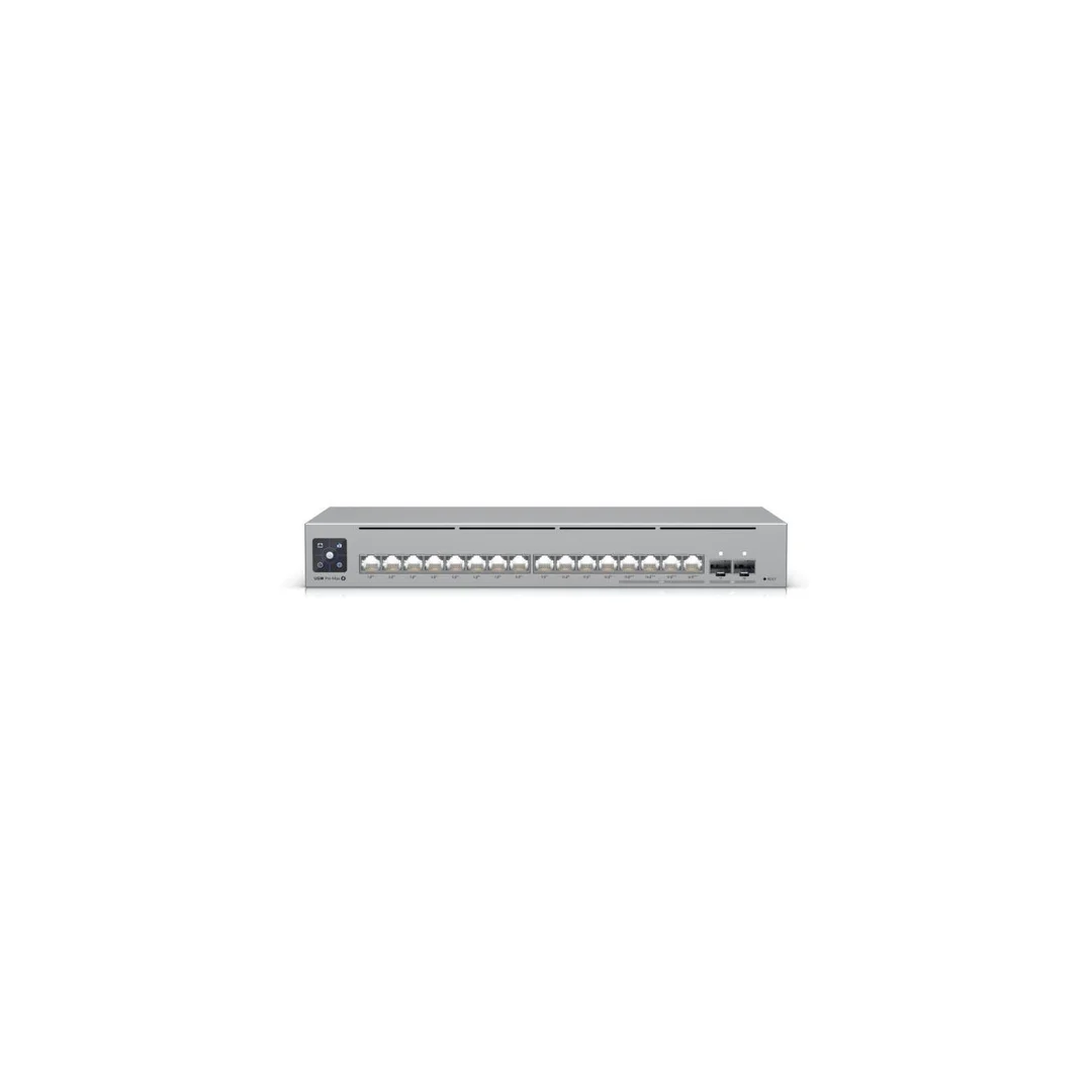 Switch 4x 2.5 GbE RJ45 PoE++, 12x GbE RJ45 PoE+, 2x SFP+, Etherlighting, L3, 180W Ubiquiti USW-Pro-Max-16-PoE-EU