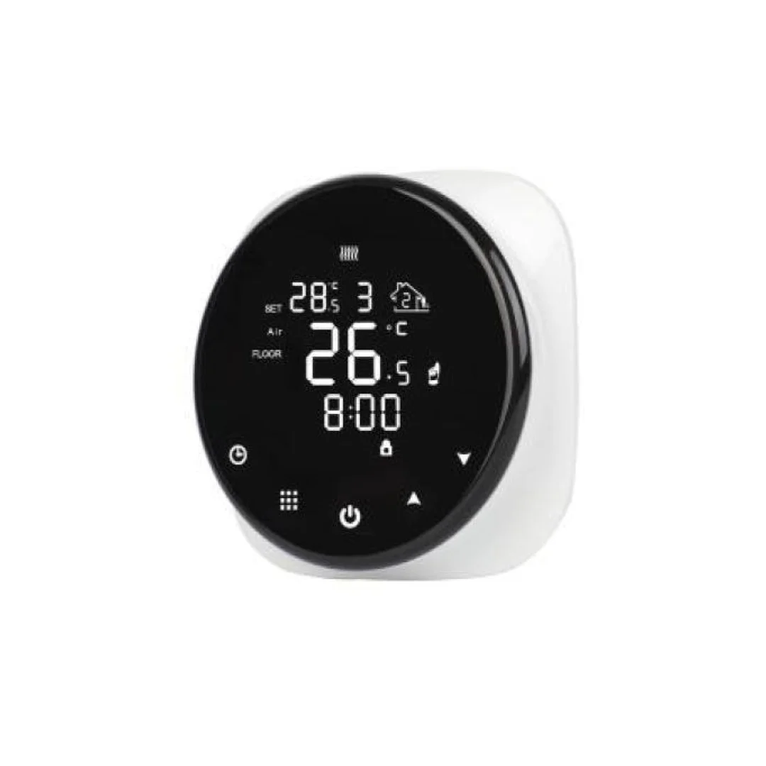 Inteligentny Termostat WiFi, 16A, Okrągły, Czarny, TUYA IRH-TRB001