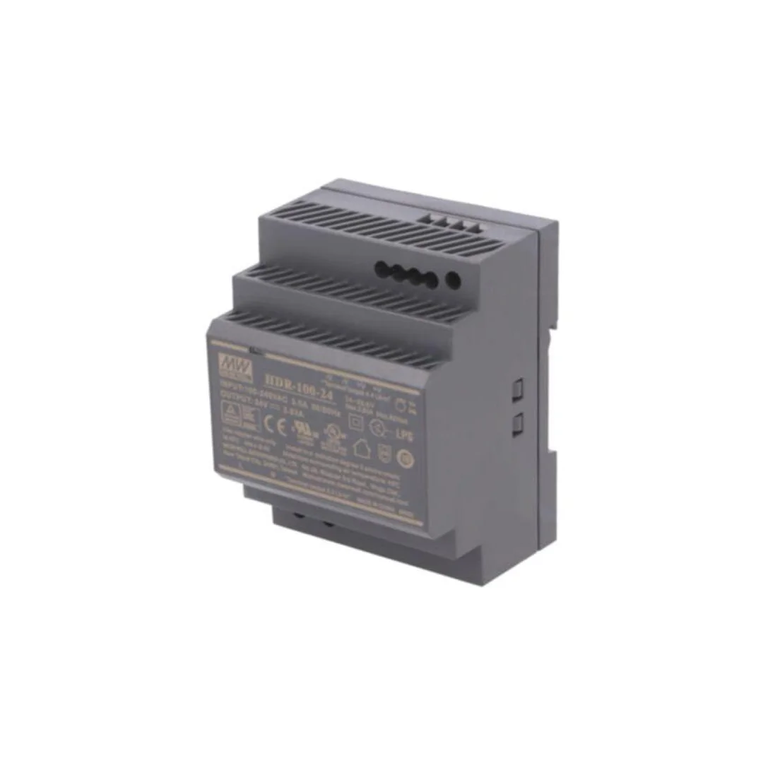 Zasilacz impulsowy, na szynę DIN, 92W, 24VDC, 3,83A, 85÷264VAC HDR-100-24