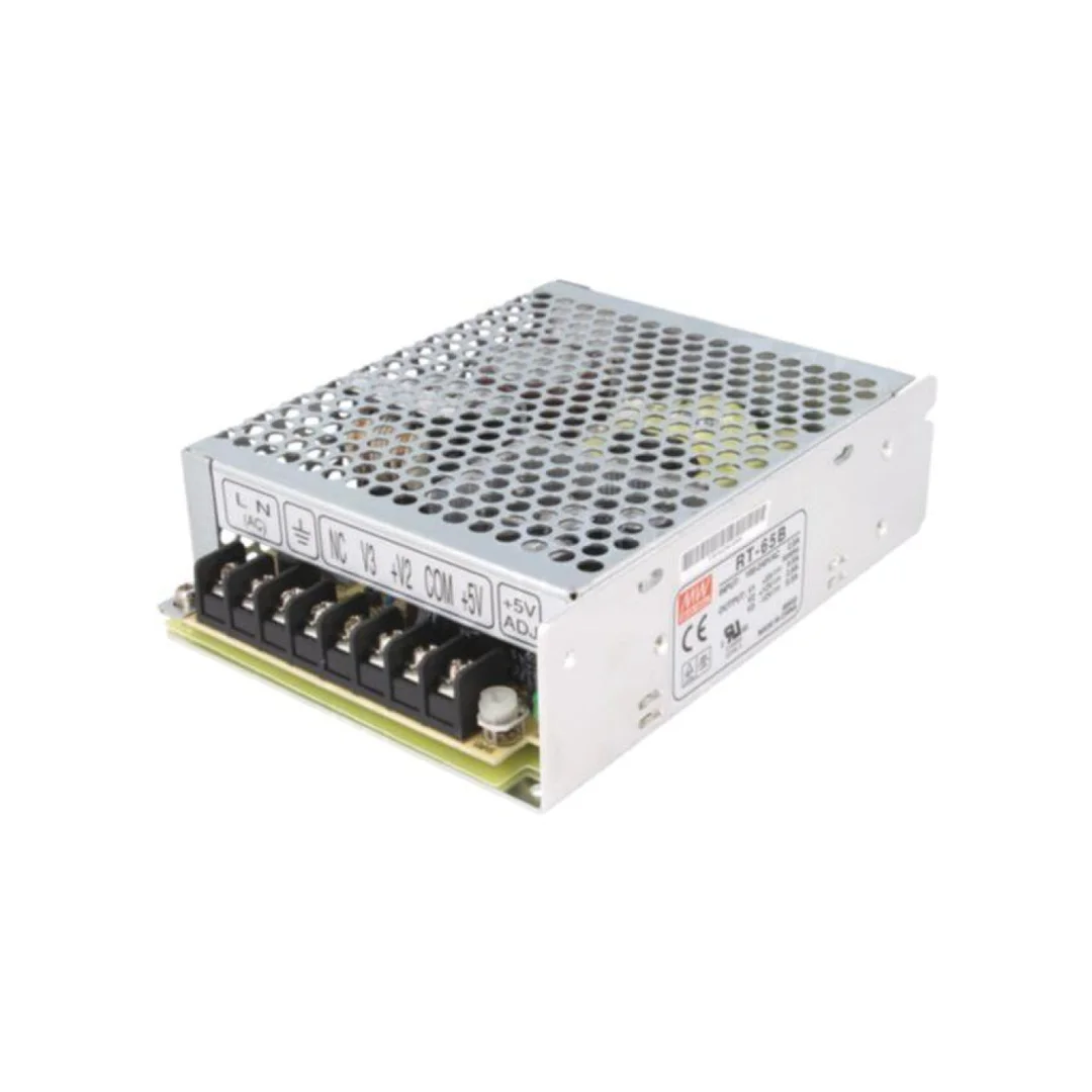 Zasilacz impulsowy, do wbudowania,modułowy, 64,6W, 5VDC, OUT: 3 RT-65B
