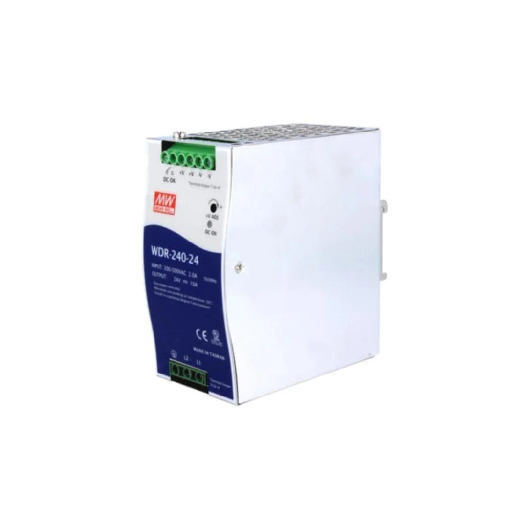 Zasilacz impulsowy, na szynę DIN, 240W, 24VDC, 10A, 180÷550VAC WDR-240-24