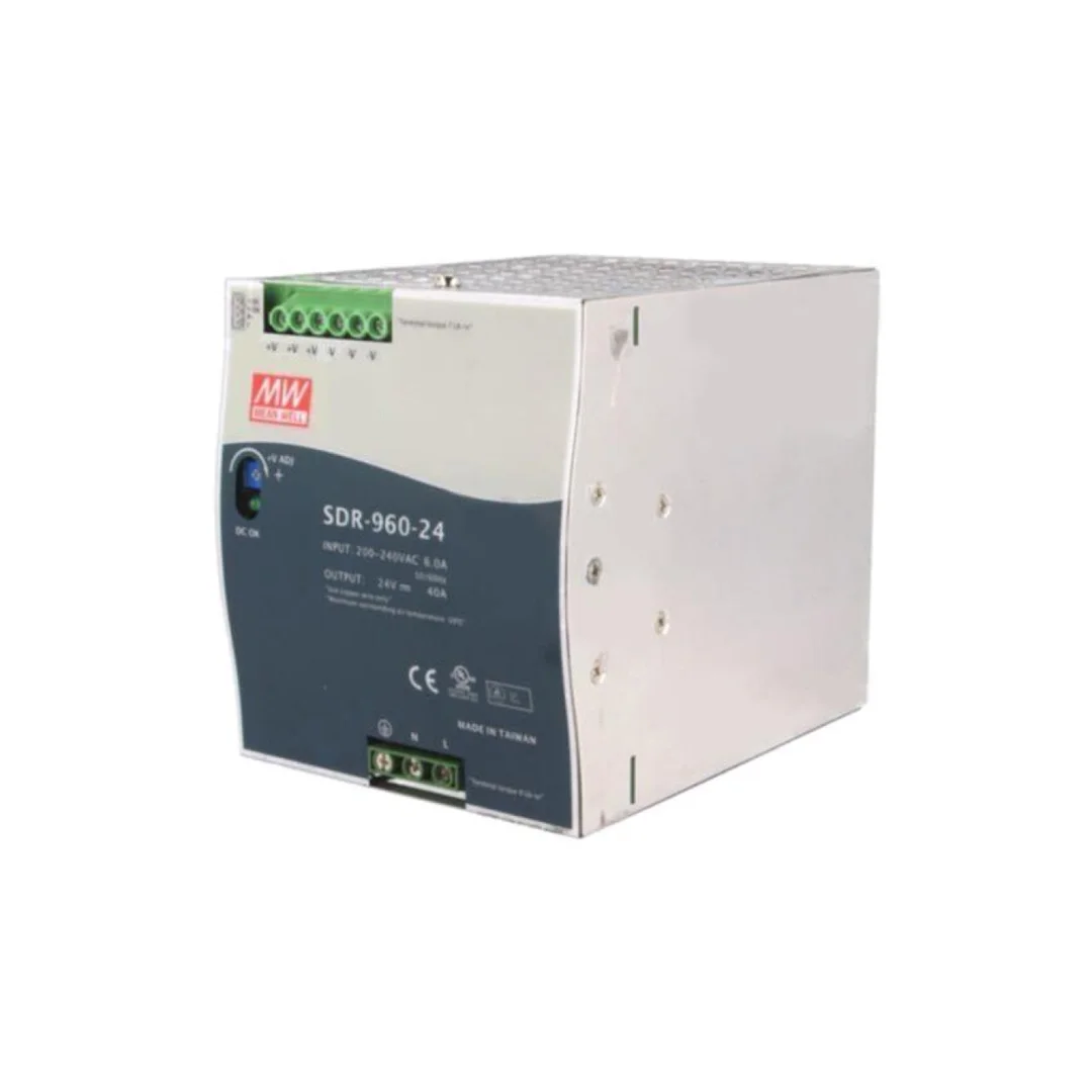 Zasilacz impulsowy, na szynę DIN, 960W, 24VDC, 40A, 180÷264VAC SDR-960-24