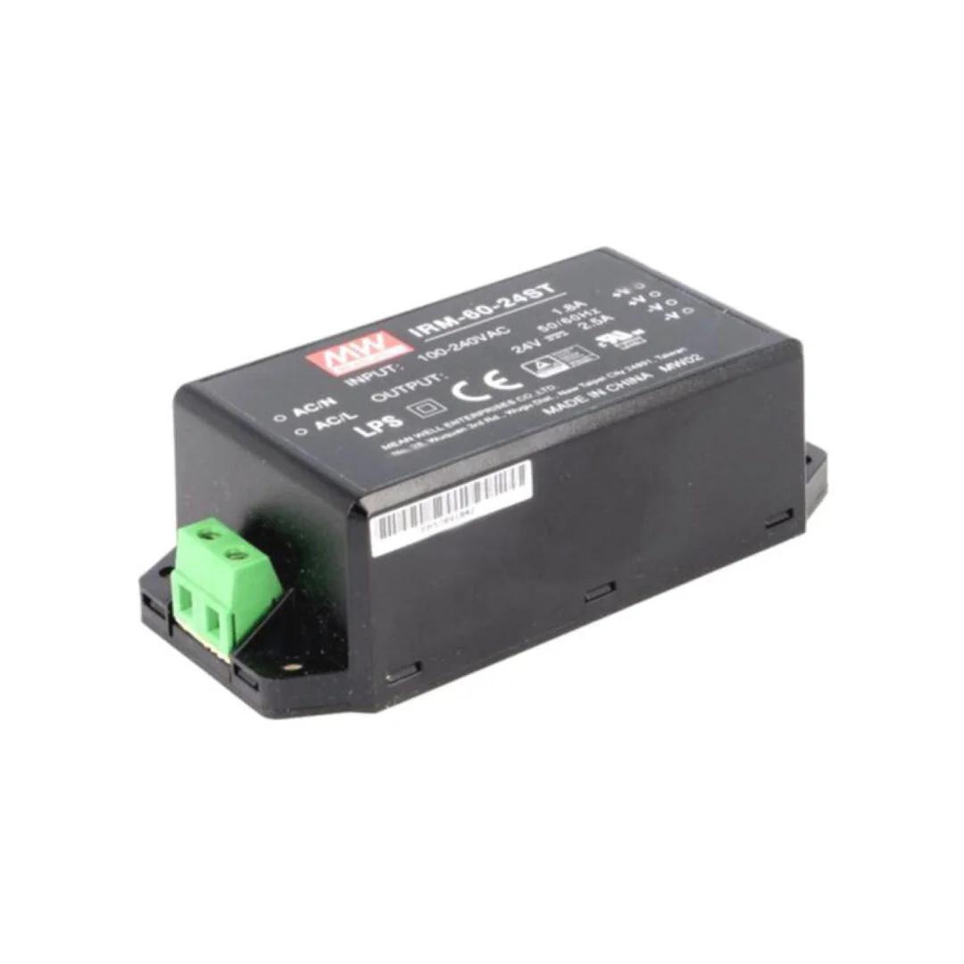 Zasilacz impulsowy, do wbudowania,modułowy, 60W, 24VDC, 2500mA IRM-60-24ST