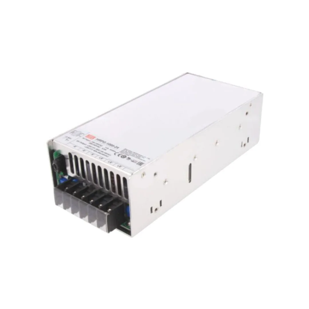 Zasilacz impulsowy, do wbudowania,modułowy, 1000W, 24VDC, 42A HRPG-1000-24