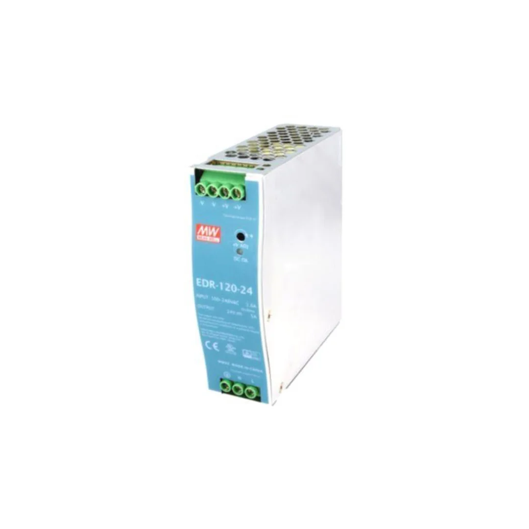 Zasilacz impulsowy, na szynę DIN, 120W, 24VDC, 5A, 90÷264VAC EDR-120-24