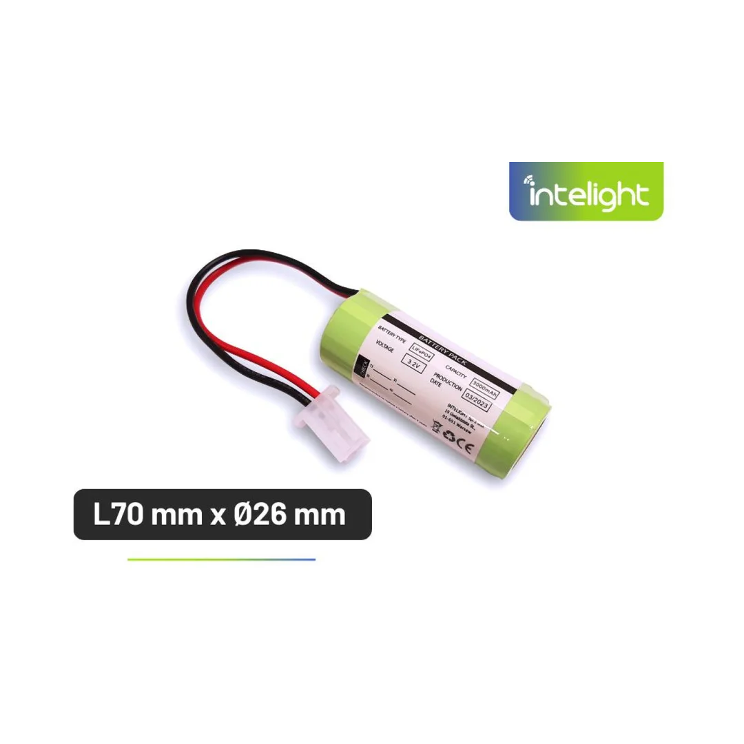 Pakiet akumulatorów LiFePO4 1x26650 3,2V 3000mAh do Starlet White II - L70 x Ø26 / 94917