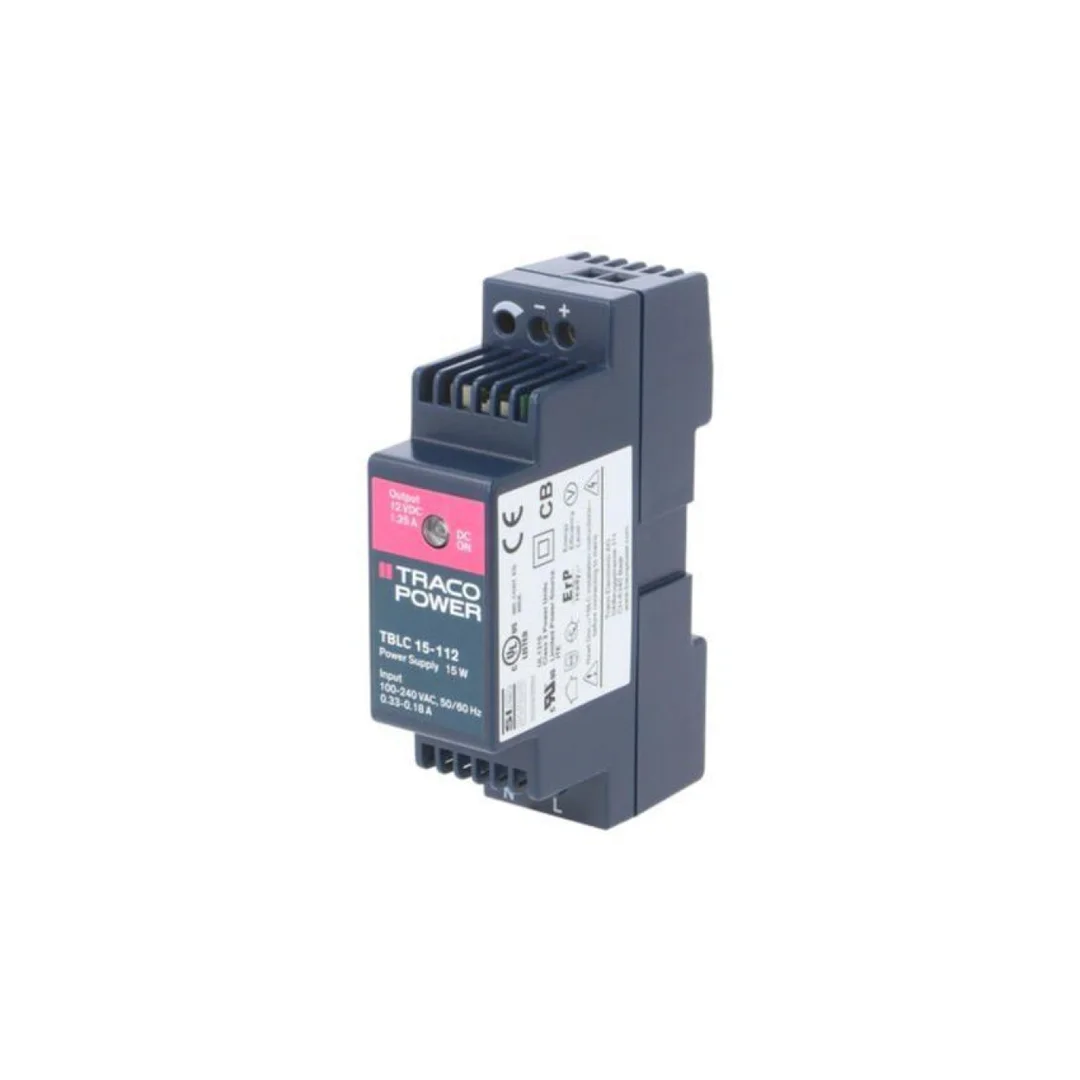 Zasilacz impulsowy, na szynę DIN, 15W, 12VDC, 1,25A, 85÷264VAC TBLC 15-112