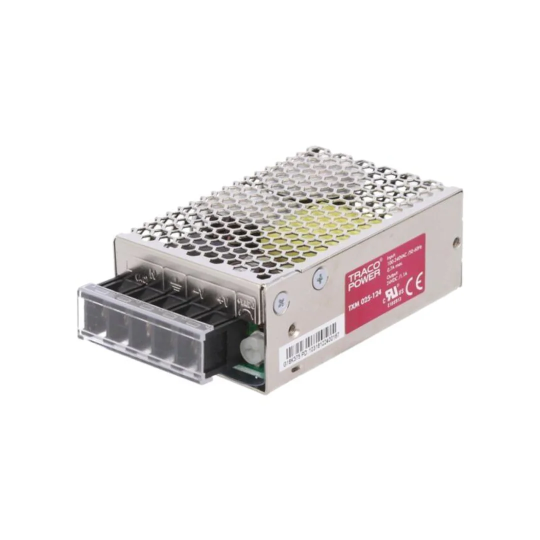 Zasilacz impulsowy, do wbudowania,modułowy, 25W, 24VDC, 1,1A TXM 025-124