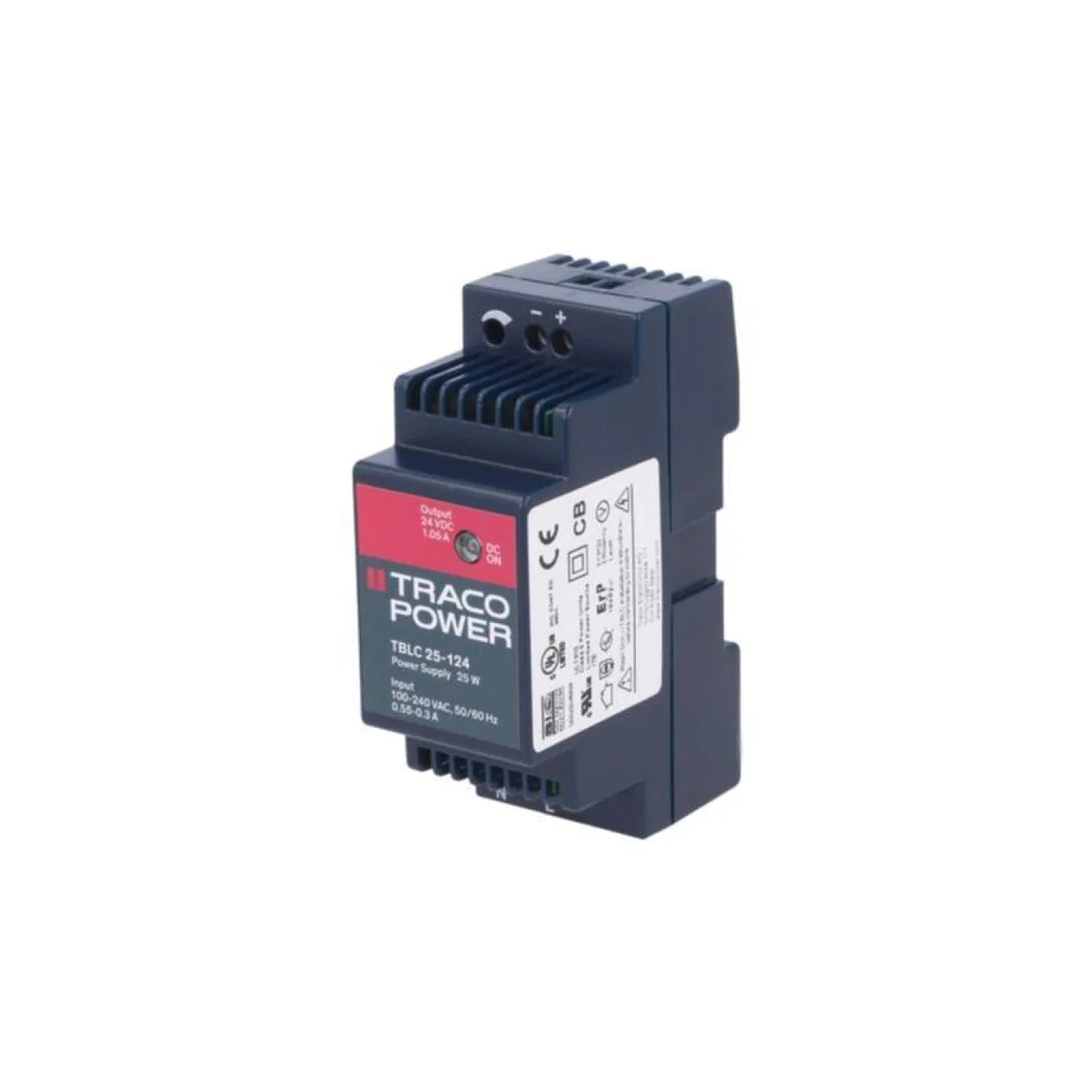 Zasilacz impulsowy, na szynę DIN, 25W, 24VDC, 1,05A, 85÷264VAC TBLC 25-124
