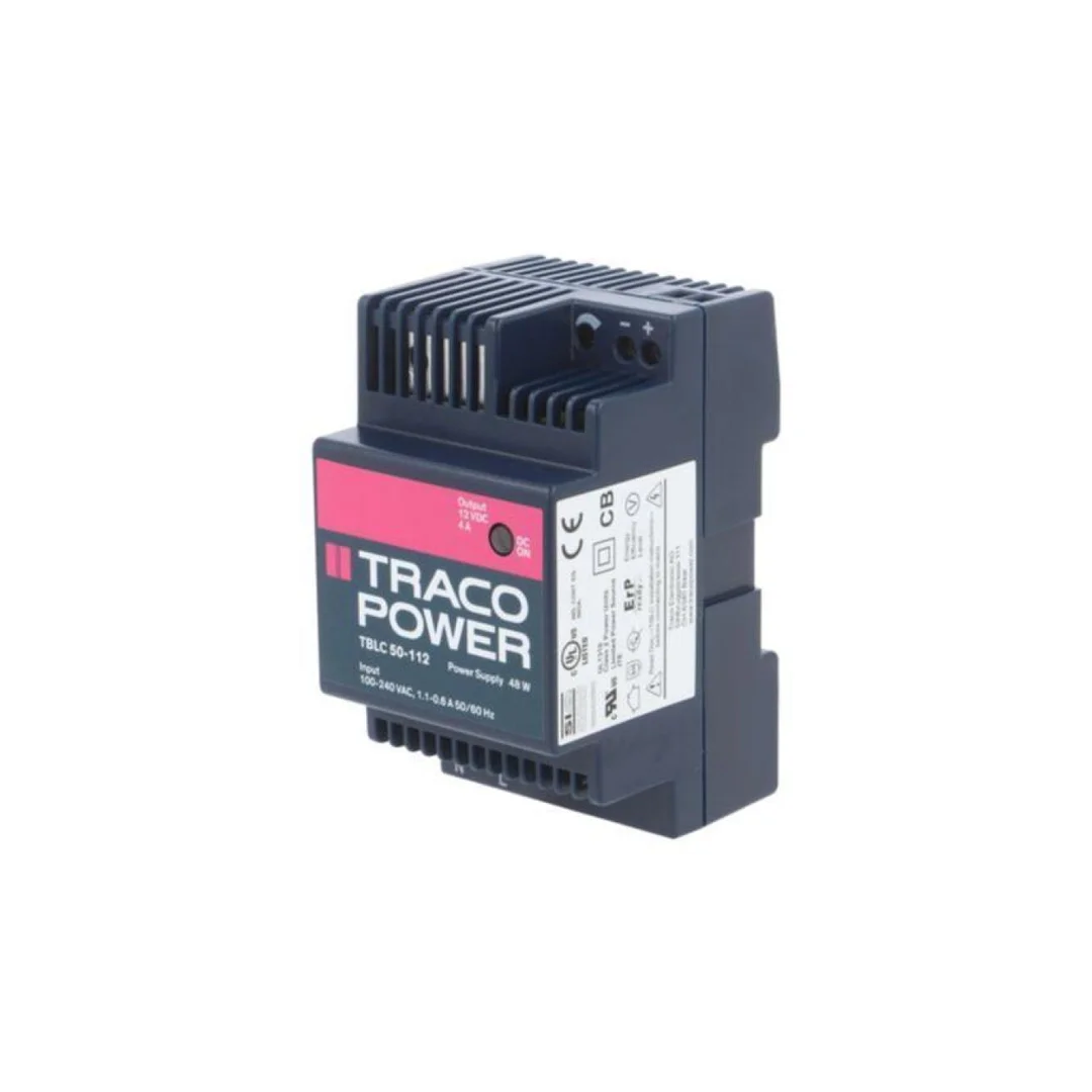 Zasilacz impulsowy, na szynę DIN, 48W, 12VDC, 4A, 85÷264VAC, Output: 1 TBLC 50-112