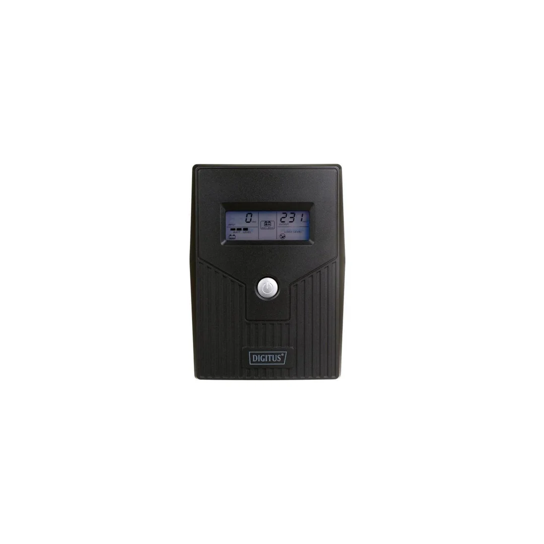 UPS Line-Ineractive LCD BASIC, 800VA/480W, 1x12V/9A, AVR, 2x Schuko CEE 7/3 DN-170064-LCD-B