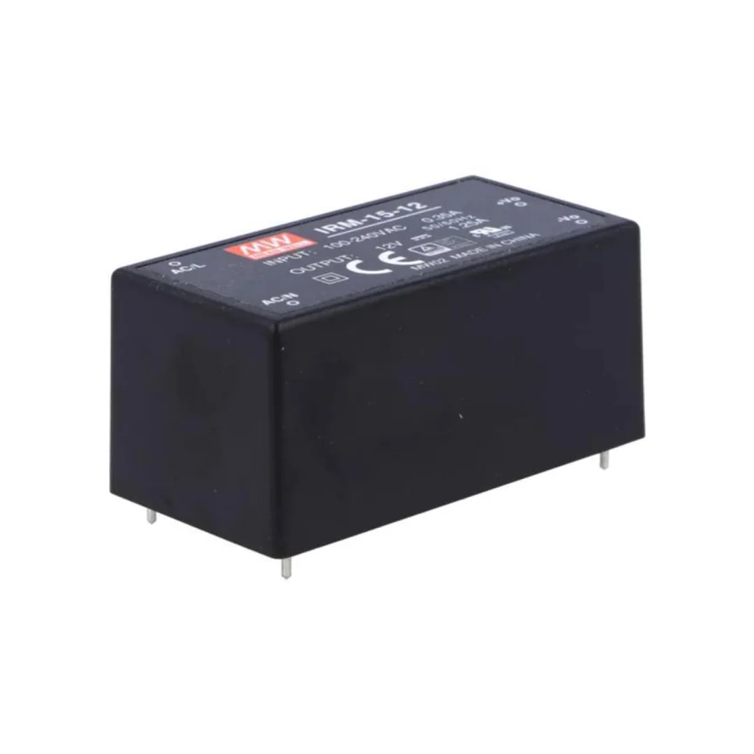 Przetwornica AC/DC, 15W, Napięcie wejściowe: 85÷264VAC,120÷370VDC, Napięcie wyjściowe: 12VDC IRM-15-12