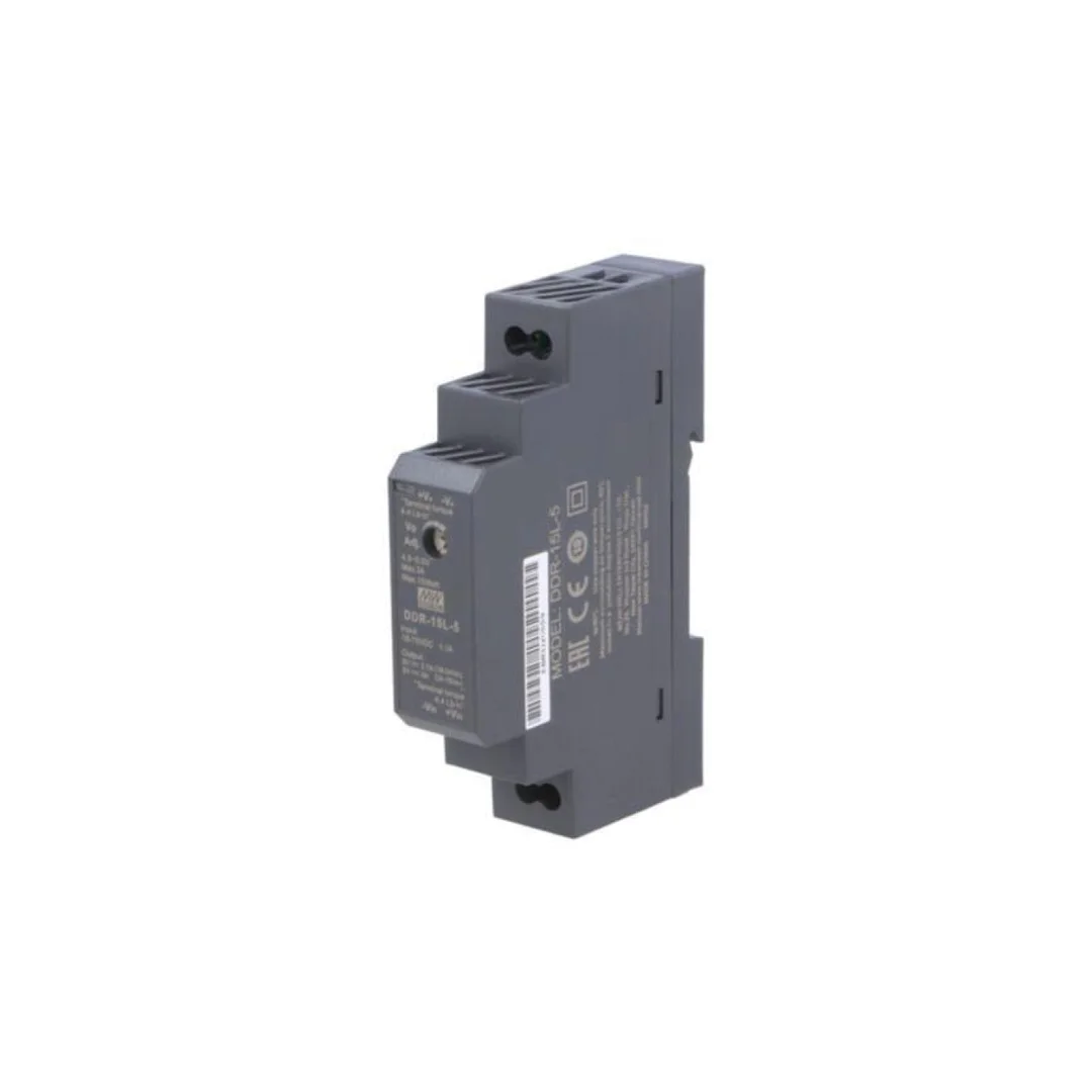 Przetwornica DC/DC, 15W, Napięcie wejściowe: 18÷75VDC, Napięcie wyjściowe: 5VDC, Iwyj: 3A, DDR DDR-15L-5
