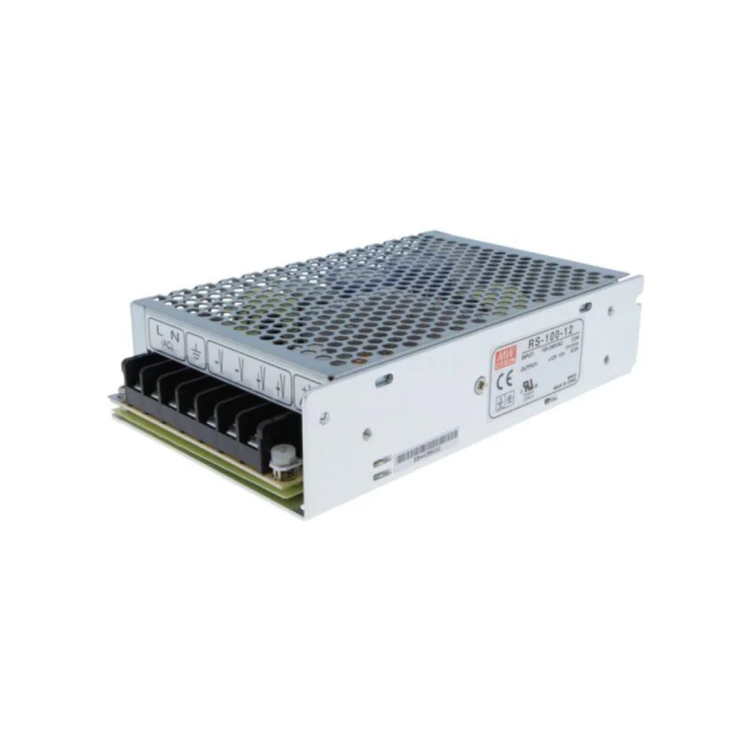 Zasilacz impulsowy, do wbudowania,modułowy, 100W, 12VDC, 8,5A RS-100-12
