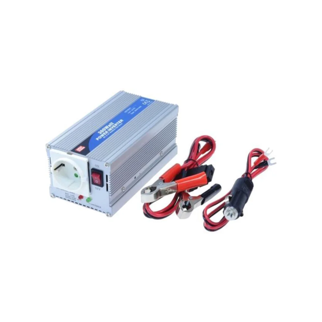 Przetwornica DC/AC, 300W, Napięcie wyjściowe: 230VAC, 21÷30VDC, 165x88x74mm A302-300-F3