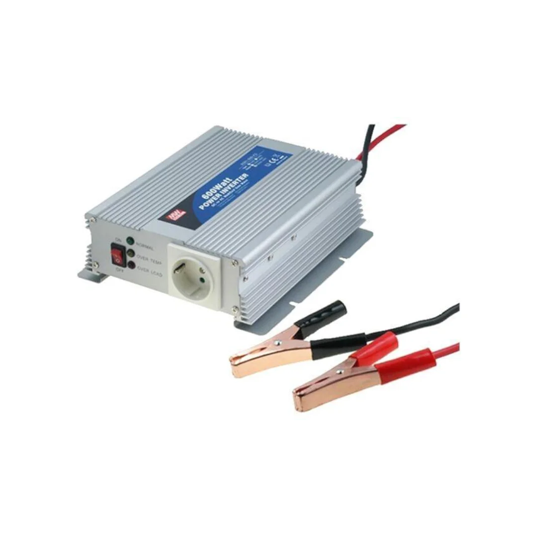 Przetwornica DC/AC, 600W, Napięcie wyjściowe: 230VAC, 10÷15VDC, 210x173x65mm A301-600-F3