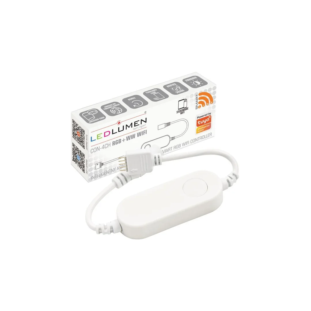 Sterownik RGB+WW WiFi TUYA CON-4CH