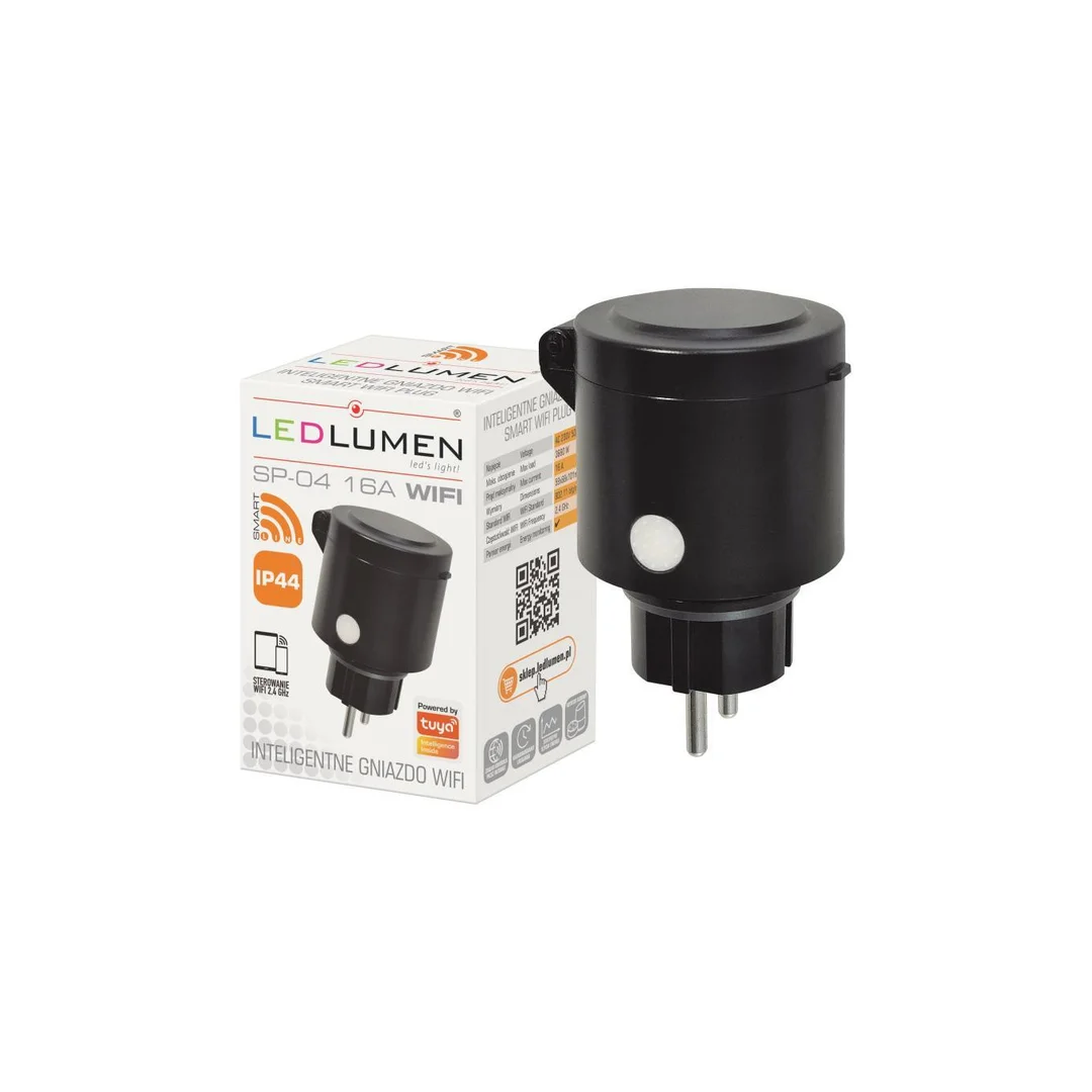 Gniazdo zewnętrzne WiFi TUYA SMART Plug IP44 SP-04 16A