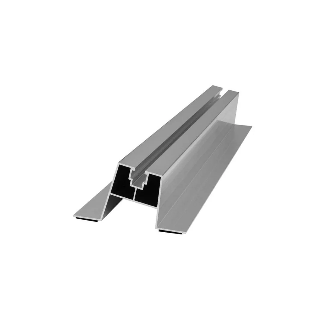 Mostek na blachodachówkę Uchwyt trapezowy aluminiowy szyna montażowa 400x60mm do paneli PV