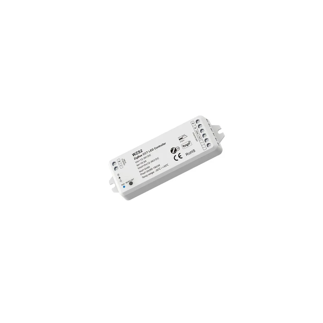 Ściemniacz LED Skydane (ZigBee 3.0) - CCT - 12-36V DC 10A - Tuya - WZS2