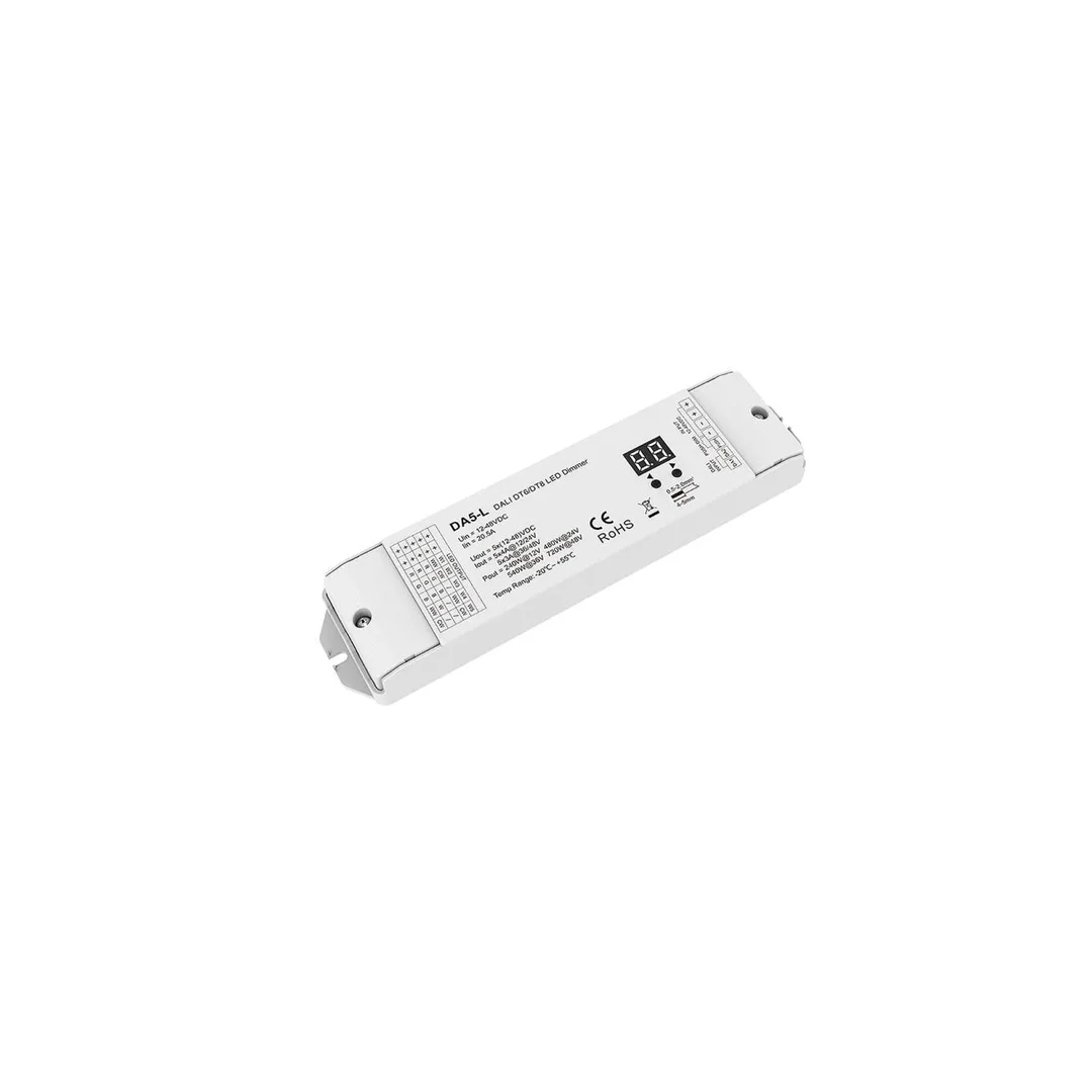 Sterownik LED DALI Skydance - RGB+CCT - 12-24V DC 5x4A - DA5-L
