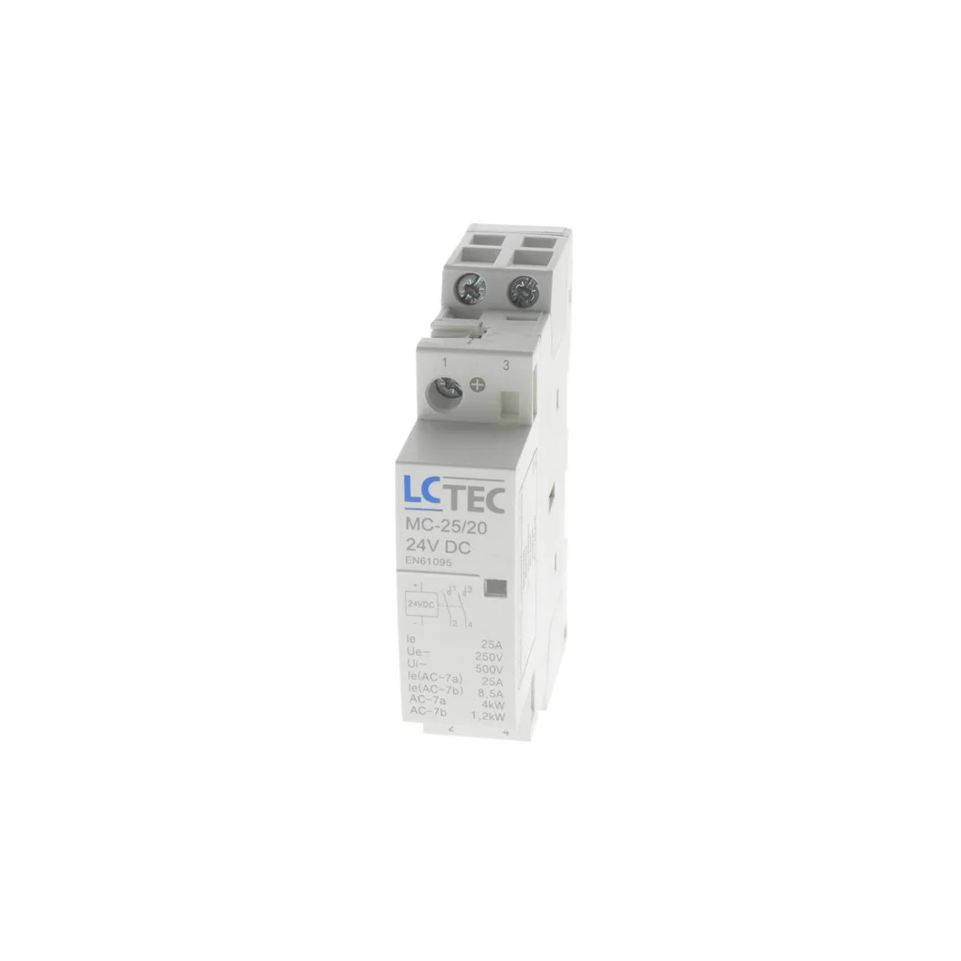 Stycznik modułowy 24V DC 25A 1M 2P 2Z MC-25/20