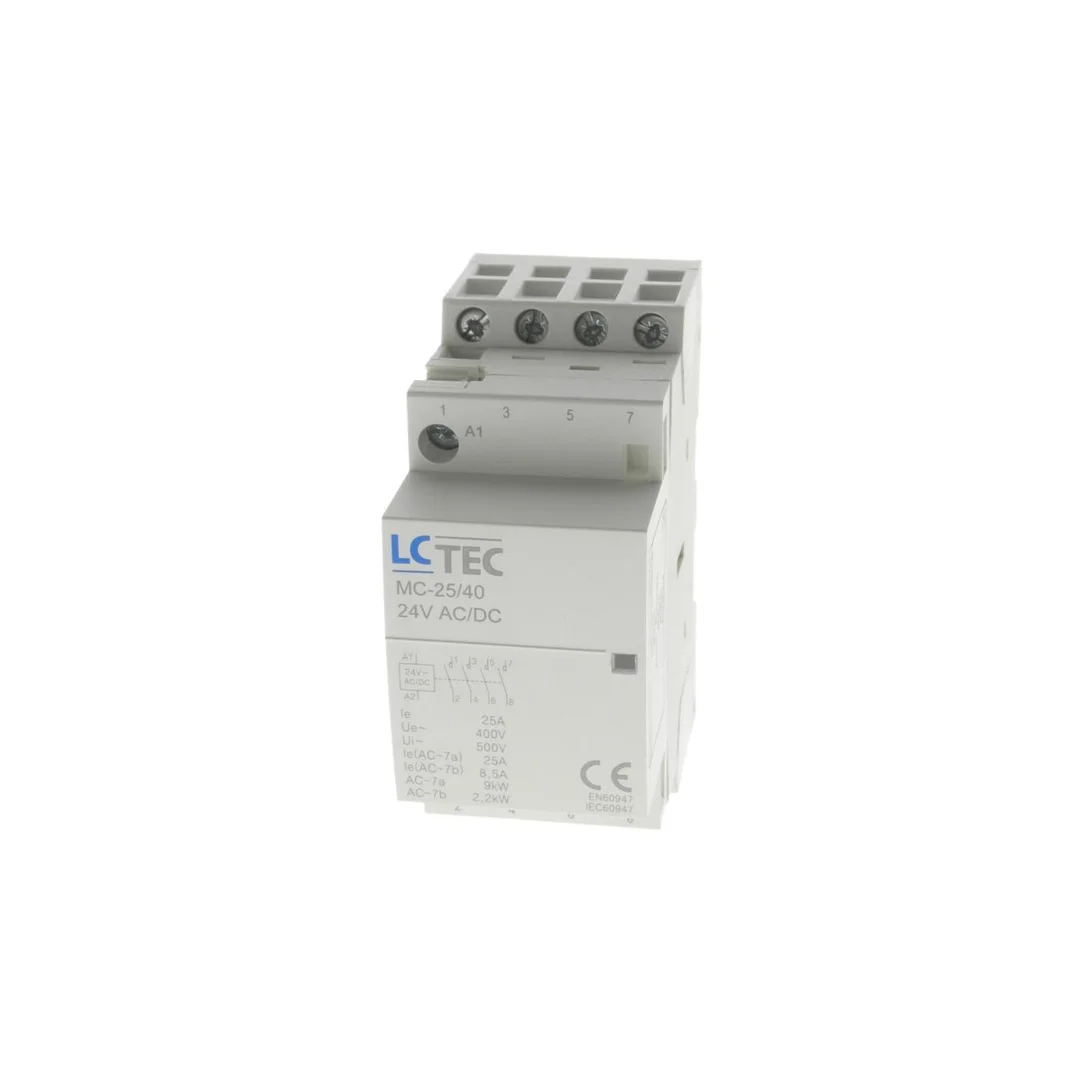 Stycznik modułowy 24V AC/DC 25A 2M 4P 4Z MC-25/40