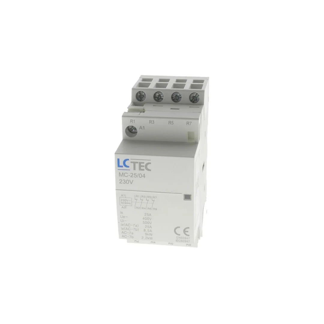 Stycznik modułowy 230V AC 25A 2M 4P 4R MC-25/04