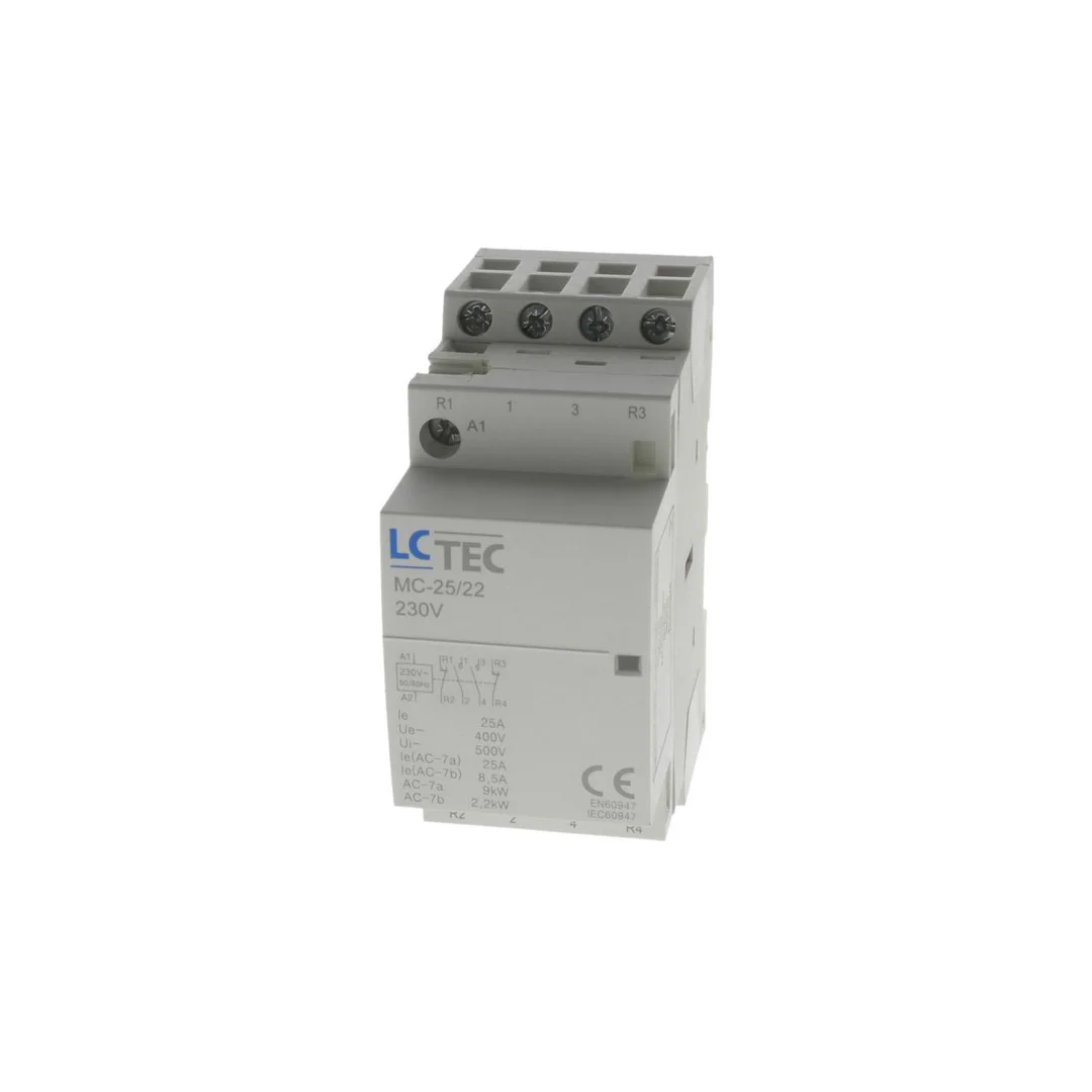 Stycznik modułowy 230V AC 25A 2M 4P 2Z 2R MC-25/22