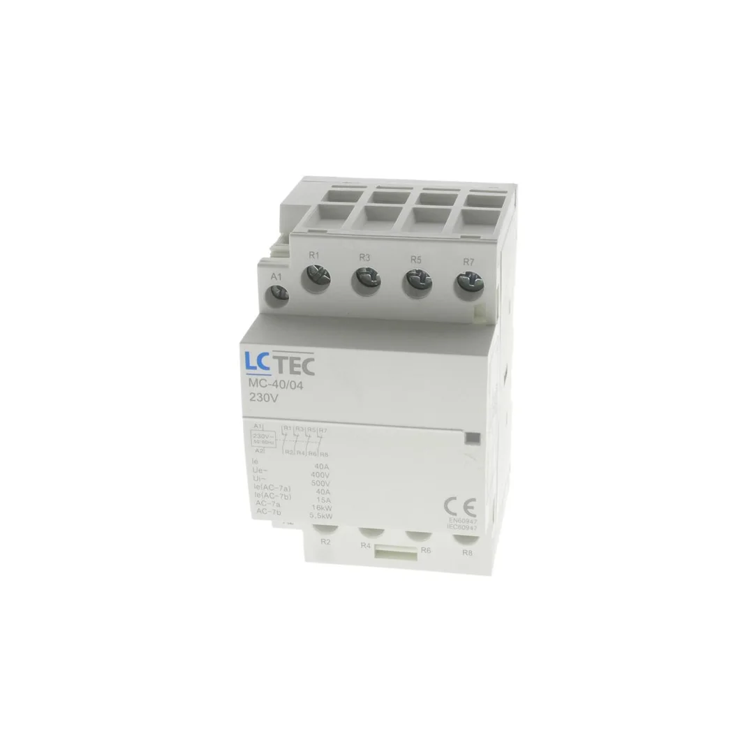 Stycznik modułowy 230V AC 40A 3M 4P 4R MC-40/04