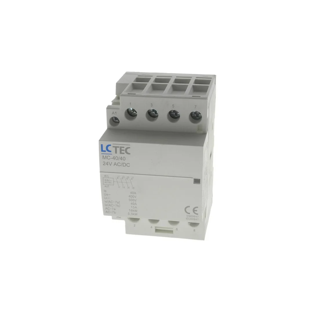 Stycznik modułowy 24V AC/DC 40A 3M 4P 4Z MC-40/40