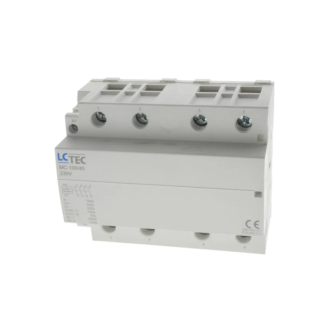 Stycznik modułowy 230V AC 100A 6M 4P 4Z MC-100/40