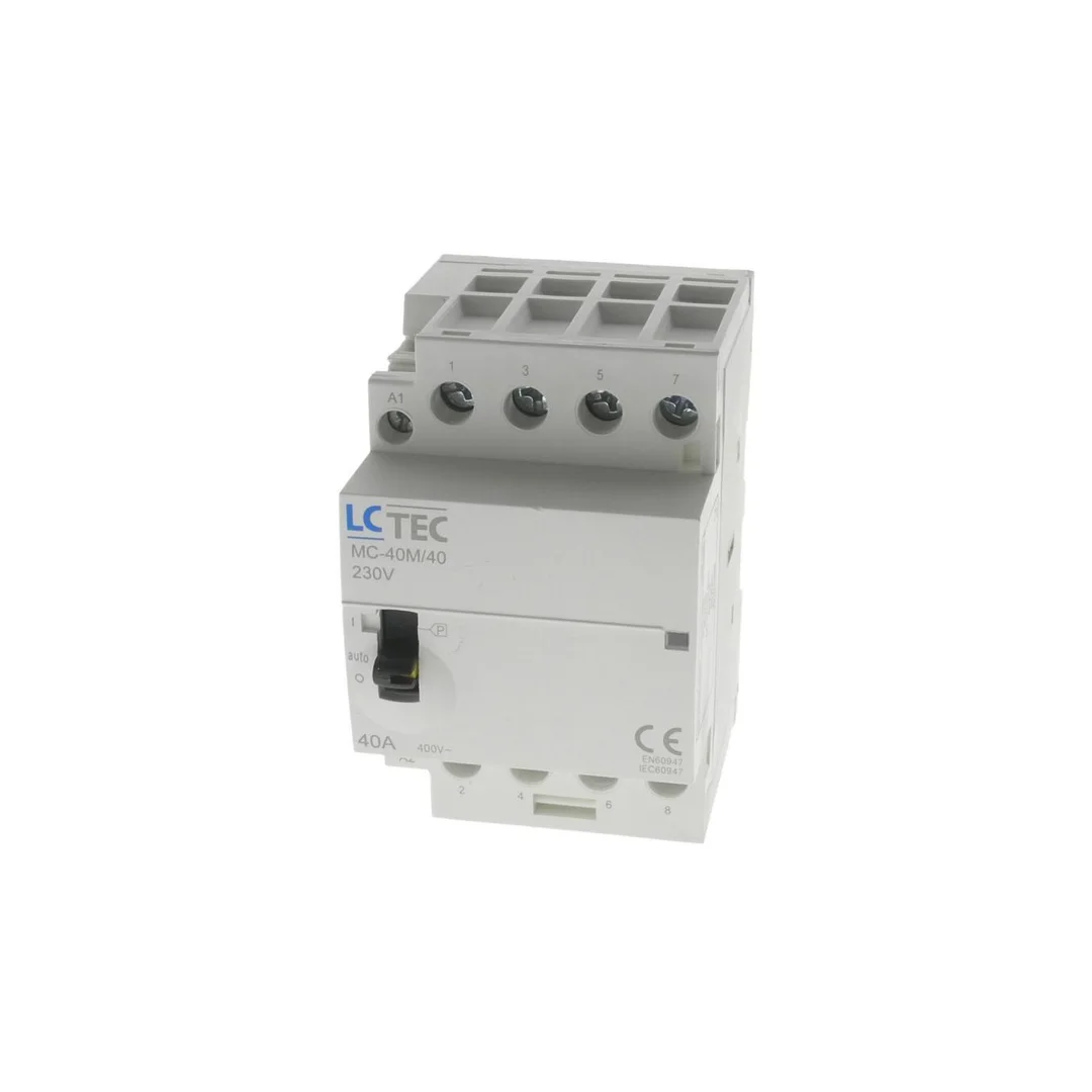 Stycznik modułowy z przełącznikiem 230V AC 40A 3M 4P 4Z MC-40M/40