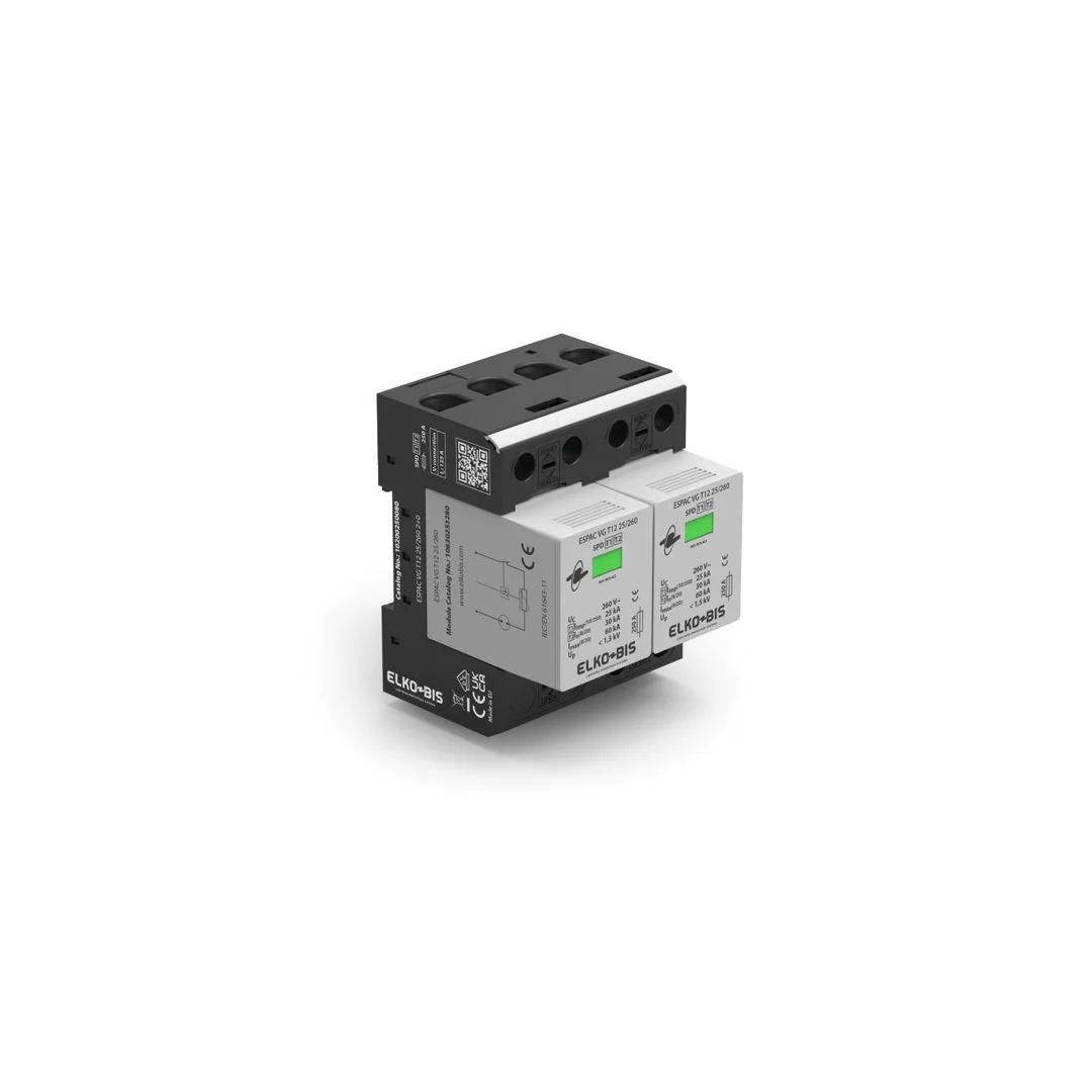 Ogranicznik przepięć ESPAC VG T12 25/260 2+0 10200250080