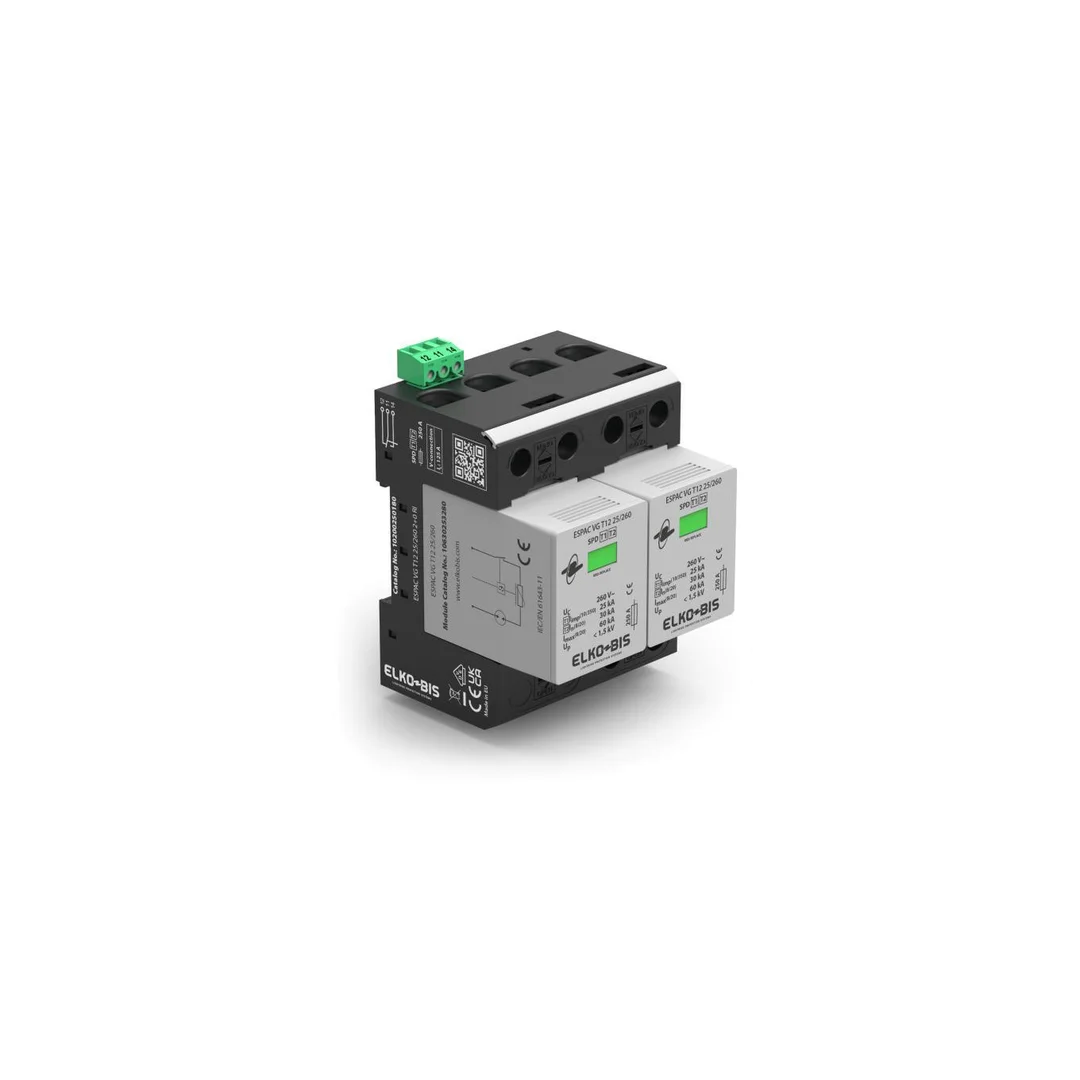 Ogranicznik przepięć ESPAC VG T12 25/260 2+0 RI 10200250180