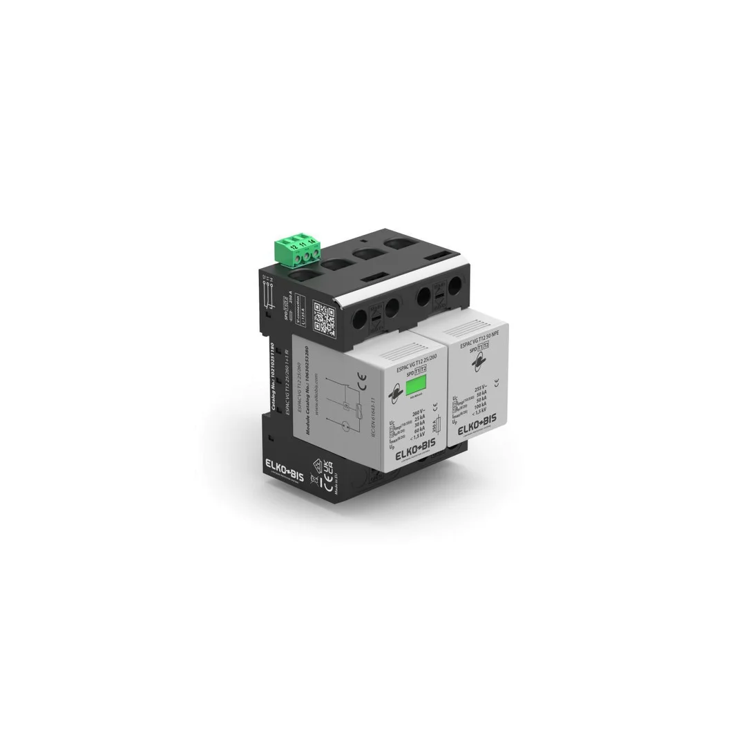 Ogranicznik przepięć ESPAC VG T12 25/260 1+1 RI 10210251180