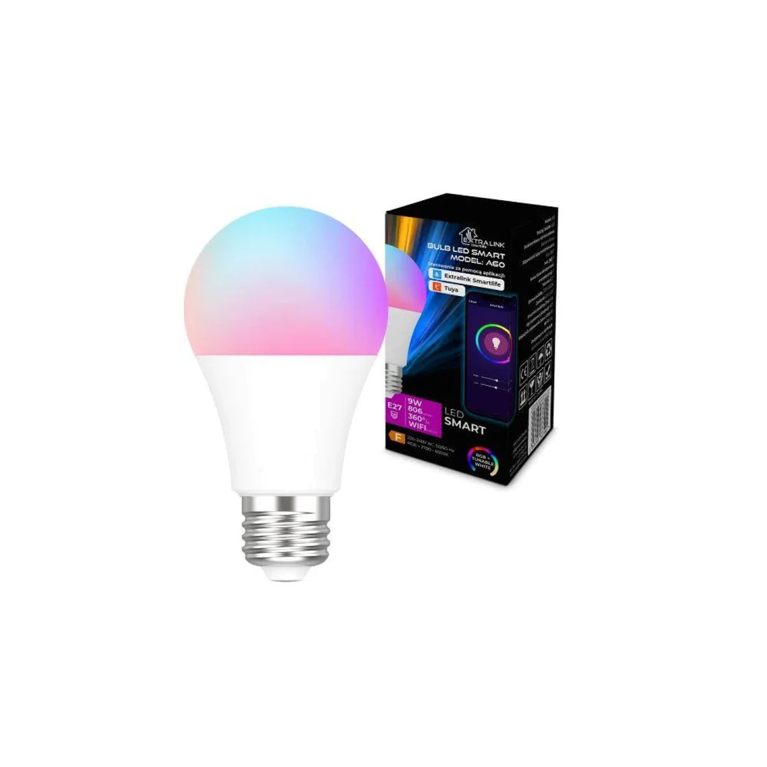EXTRALINK smartlife żarówka LED E27 A60 2700-6500K WIFI 220-240V 700lm LED E27 A60