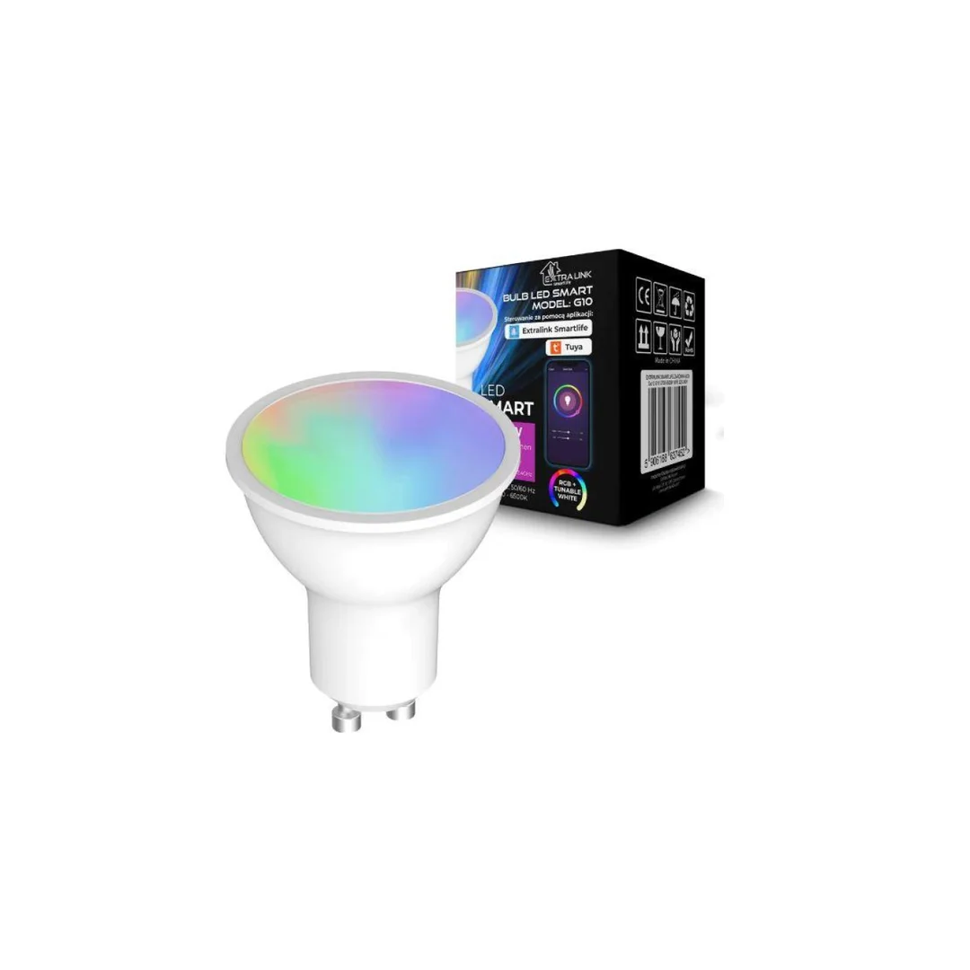 EXTRALINK smartlife żarówka LED GU10 G10 2700-6500K WIFI 220-240V LED GU10 G10