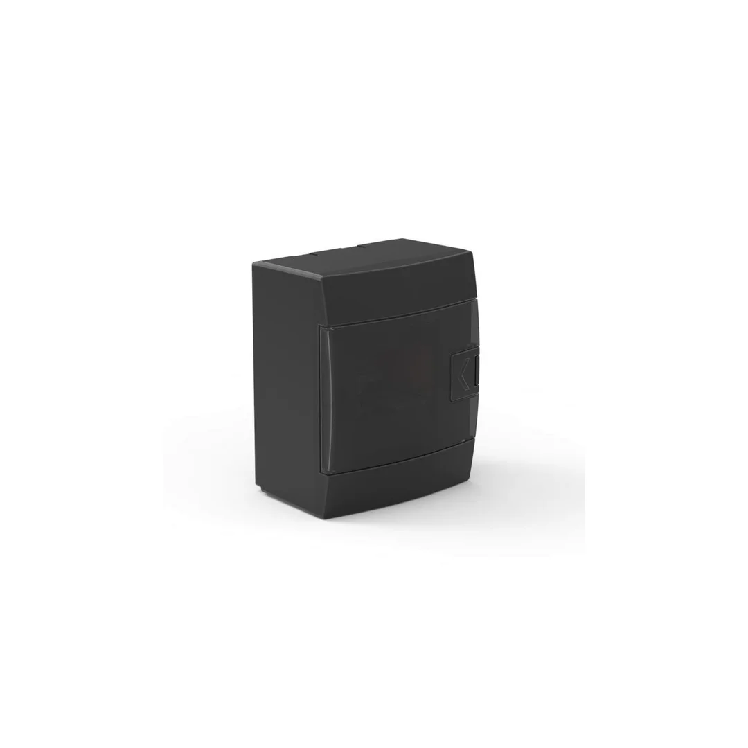 Rozdzielnica natynkowa 4-modułowa 140x173x104mm czarna dymna 600.001.400 HOROZ ELECTRIC