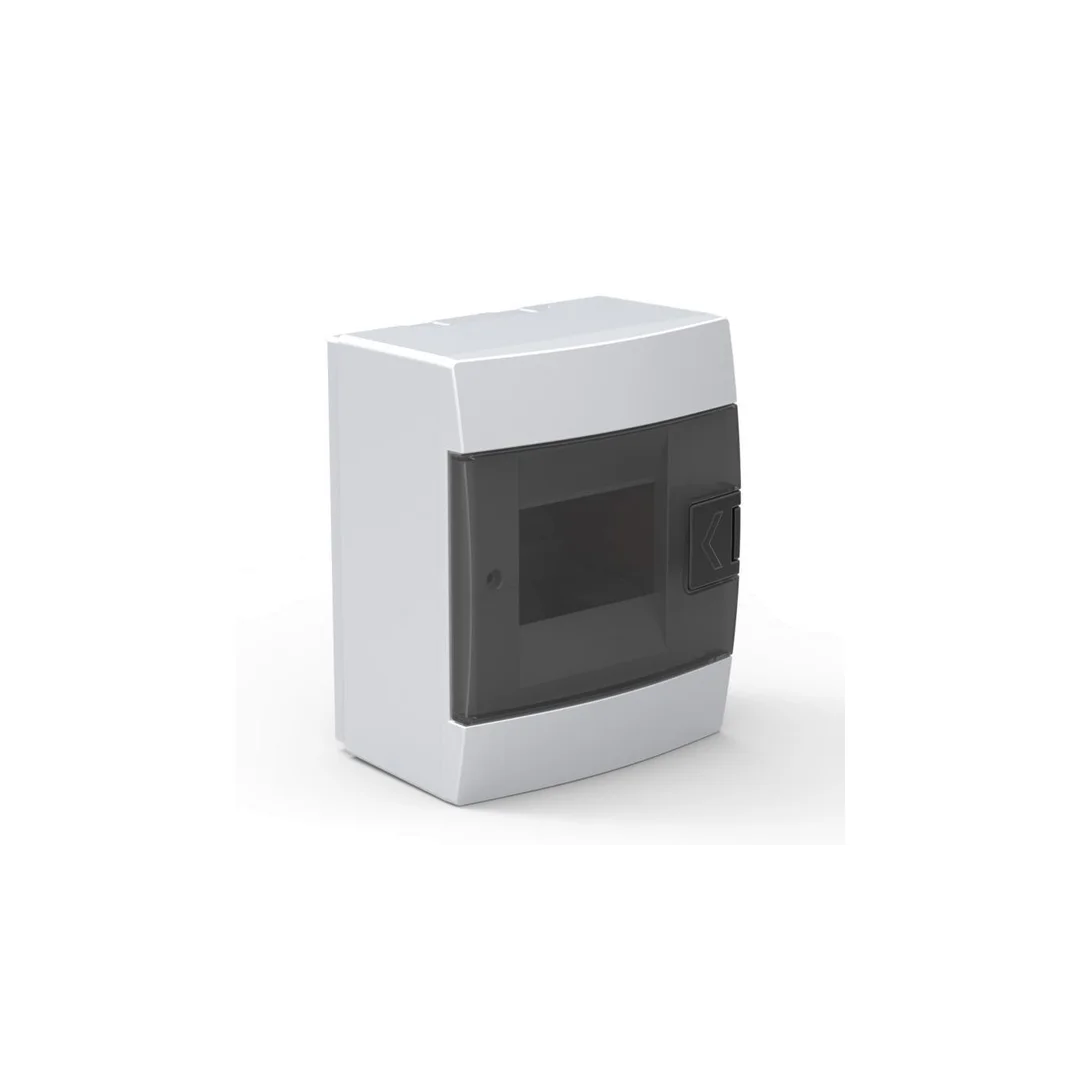 Rozdzielnica natynkowa 4-modułowa 140x173x104mm biała dymna 600.000.400 HOROZ ELECTRIC