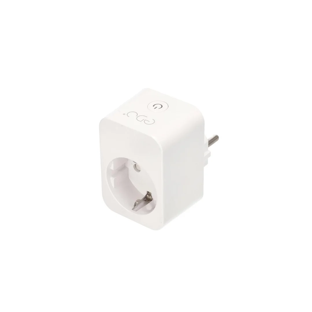 Inteligentne gniazdko WiFi Schuko z monitorem energii Tuya, 16A 3680W EDO777486 EDO Solutions