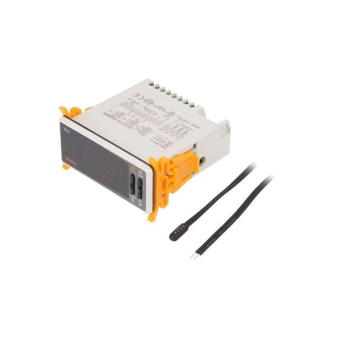 Moduł regulator temperatury NTC rodzaje wyjść SPST-NO SPST-NO TF3 RS485 TF33-34A-A