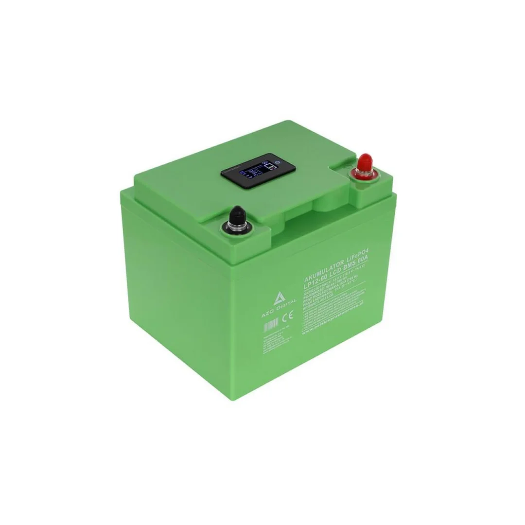 Akumulator LiFePO4 12,8V 60Ah 60A LCD LP12-60