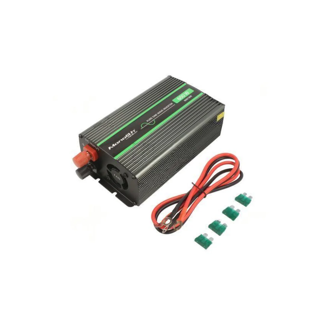 Przetwornica: DC/AC, 300W, 230VAC, 12VDC, 105x200x55mm 51932
