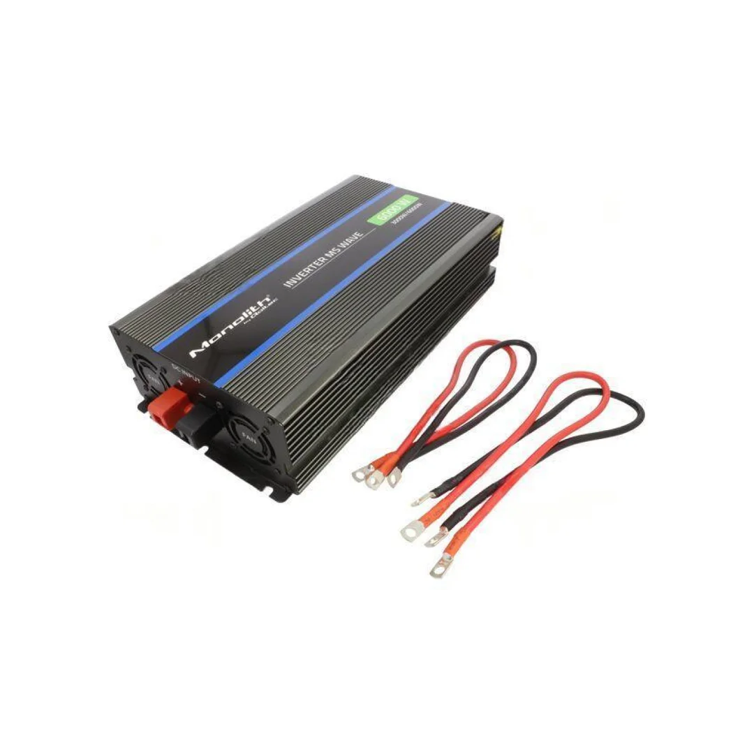 Przetwornica: DC/AC, 3kW, 230VAC, 12VDC, 210x405x90mm 51929