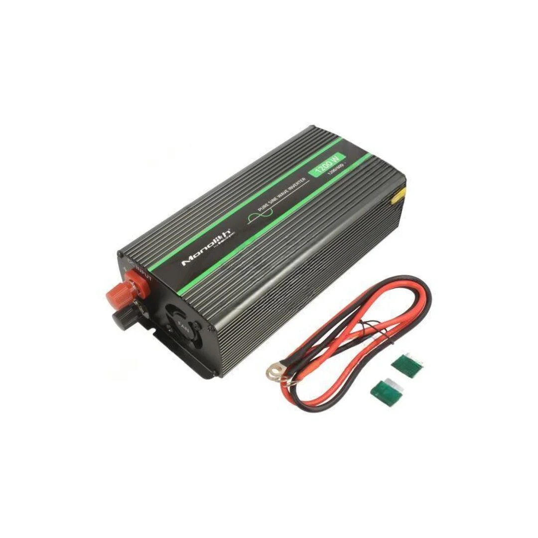 Przetwornica: DC/AC, 600W, 230VAC, 24VDC, 105x245x55mm 51937