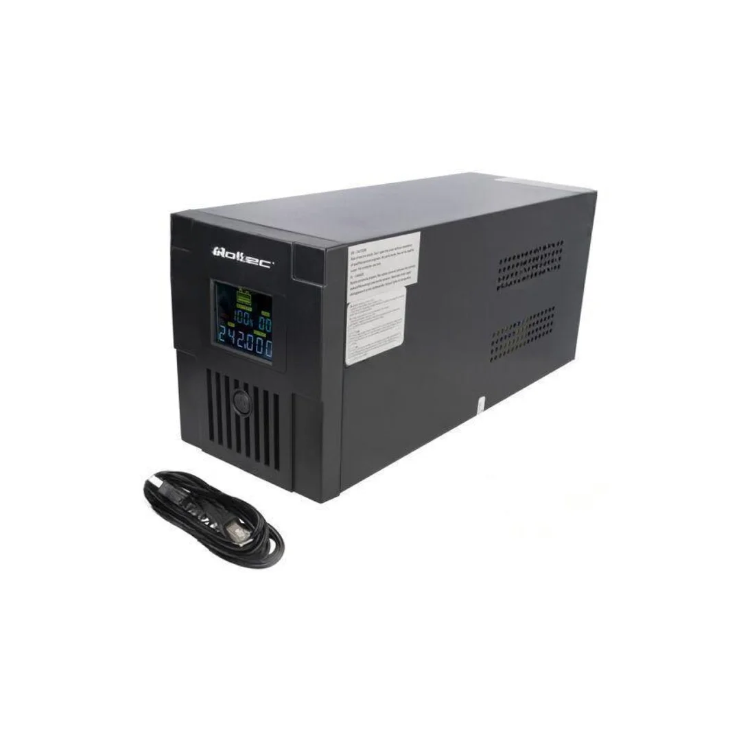 Zasilacz: UPS, 1,2kW, 2kVA, 220-230V, 372x139x165mm, 12V 53771