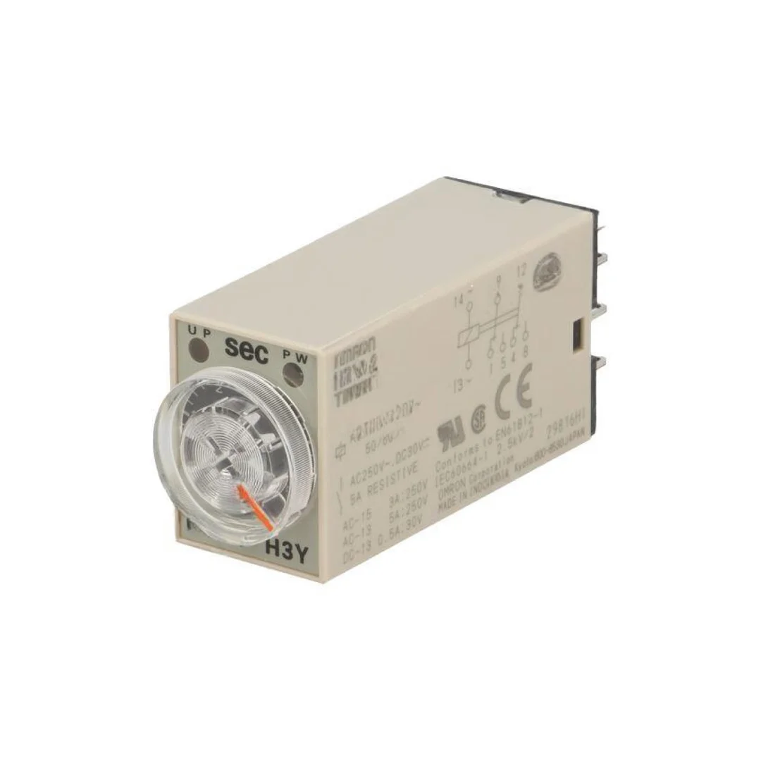 Przekaźnik czasowy 1s÷30min DPDT 100÷120VAC H3Y-2 AC100-120 5S