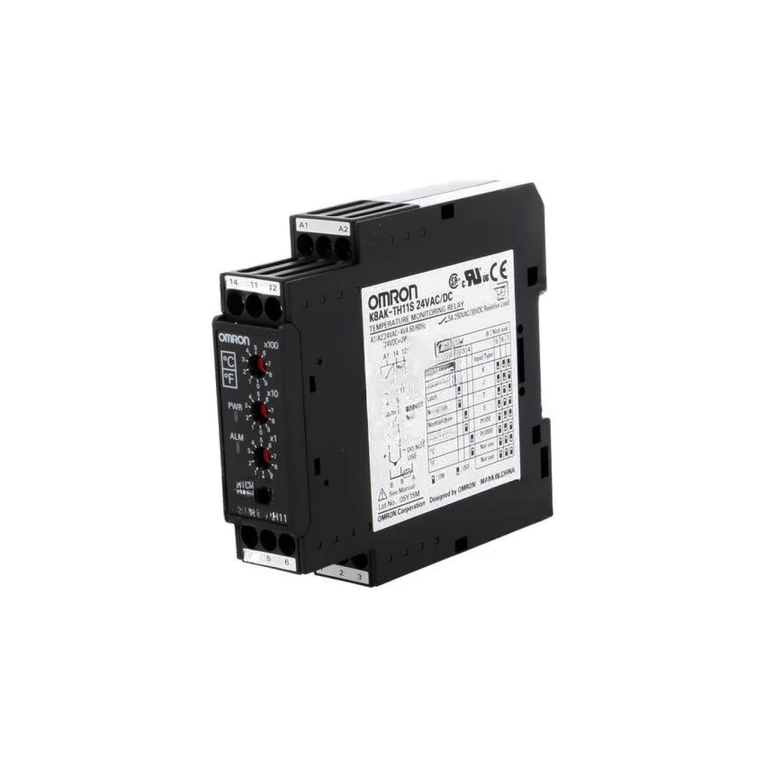 Przekaźnik nadzorczy temperatury 24VAC 24VDC K8AK-TH11S 24VAC/DC
