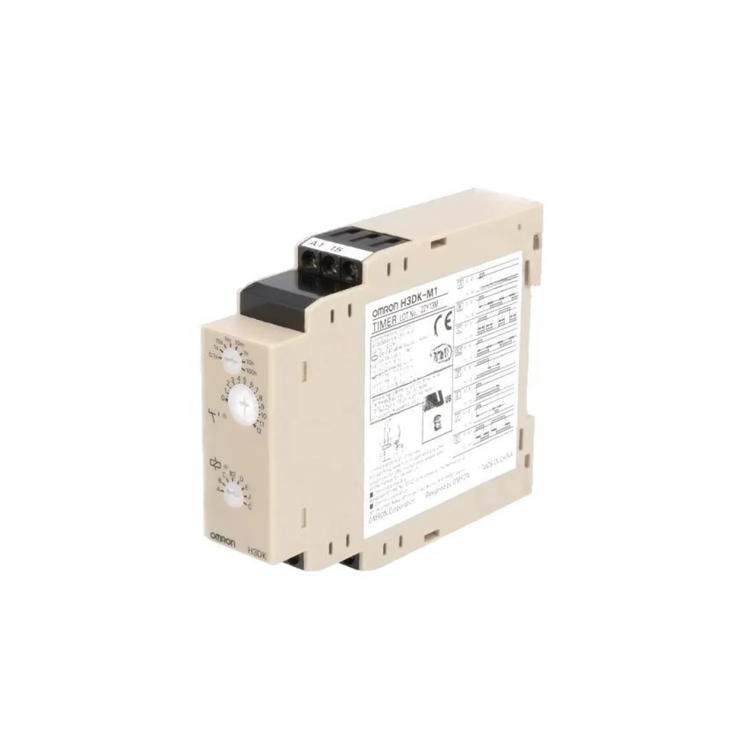 Przekaźnik czasowy 0,1s÷1200h SPDT 250VAC/5A Uzas: 24÷240VAC H3DK-M1 24-240AC/DC